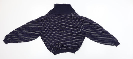 Womens UK Size 12 Preworn Blue Cardigan Jumper