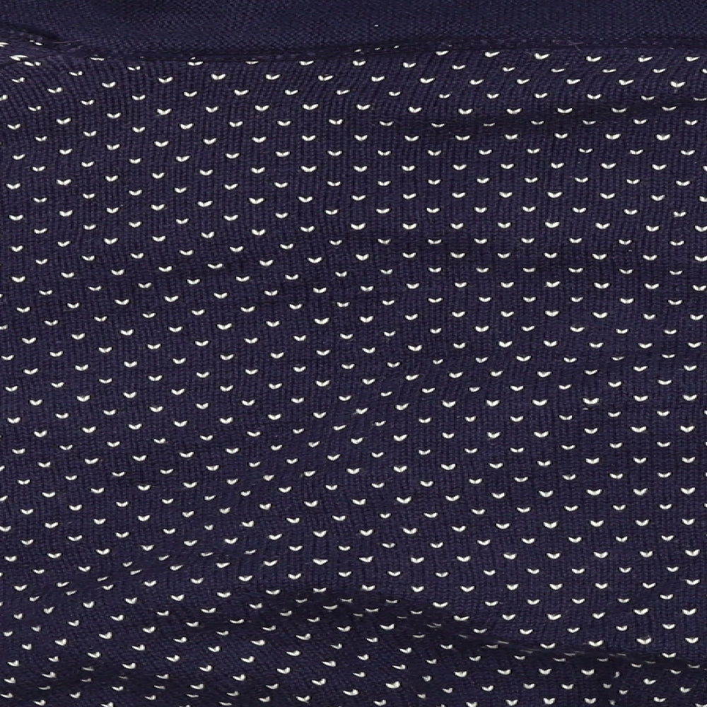 Womens UK Size 12 Preworn Blue Cardigan Jumper