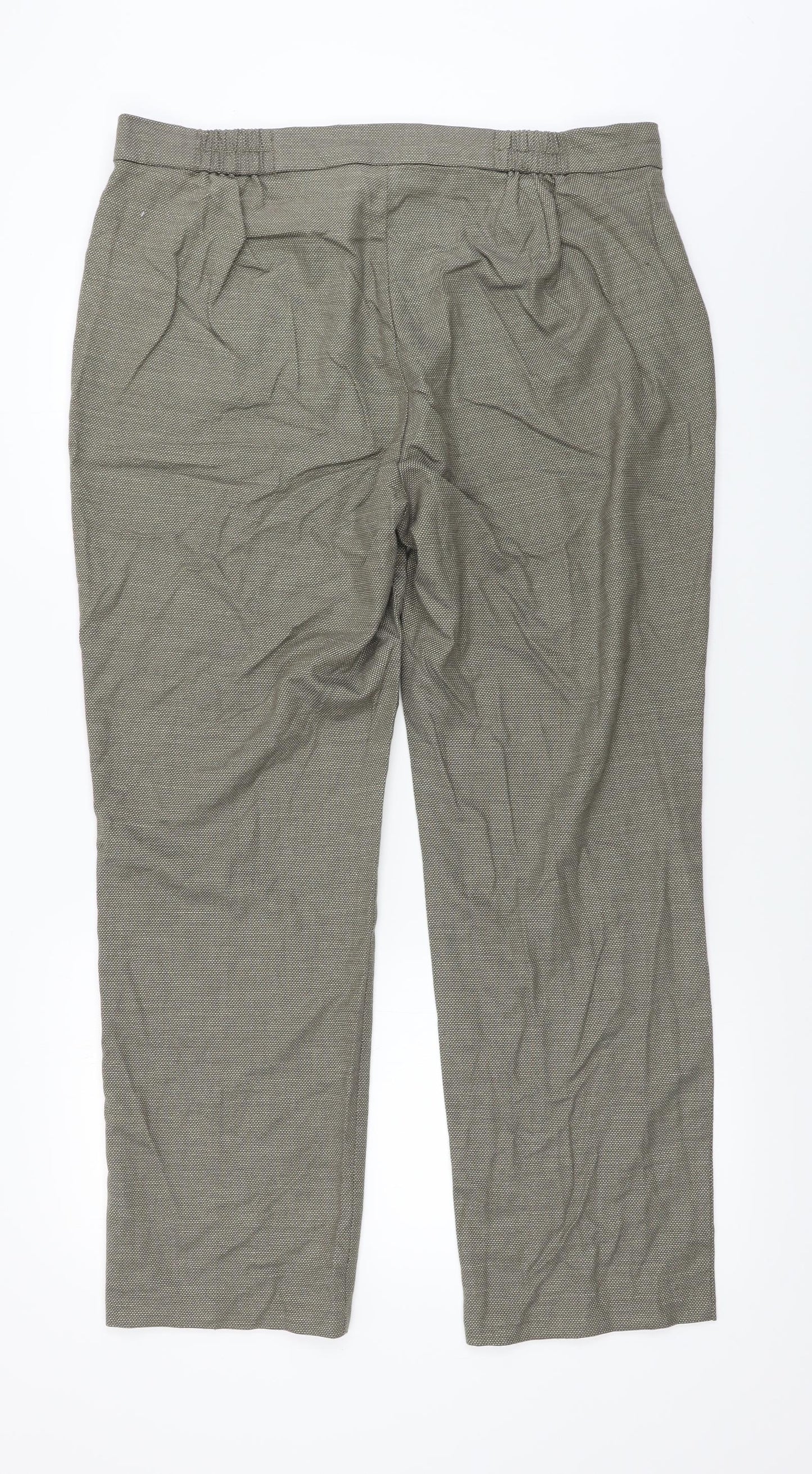 Womens UK Size 18 Marks and Spencer Regular Fit  Beige Trousers