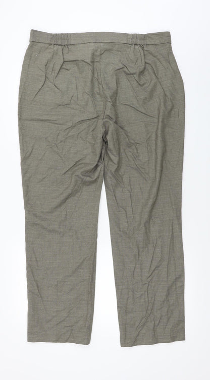 Womens UK Size 18 Marks and Spencer Regular Fit  Beige Trousers