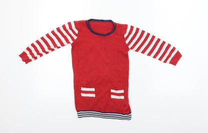 Matalan  Girls Red   A-Line  Size 3-4 Years