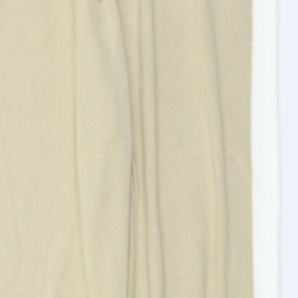 Womens UK Size 8 Preworn Regular Fit Sweatpants Beige Trousers