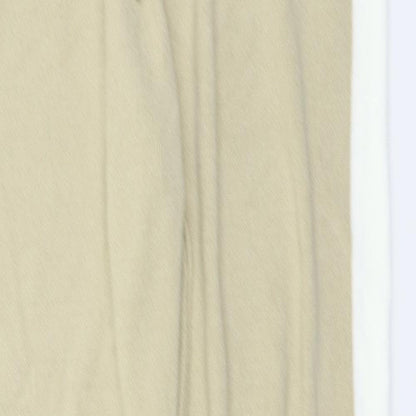 Womens UK Size 8 Preworn Regular Fit Sweatpants Beige Trousers