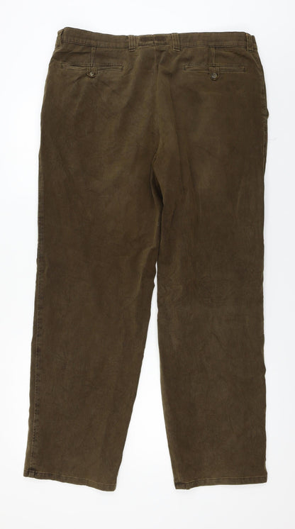 Womens UK Size 38 in Preworn Regular Fit  Brown Trousers