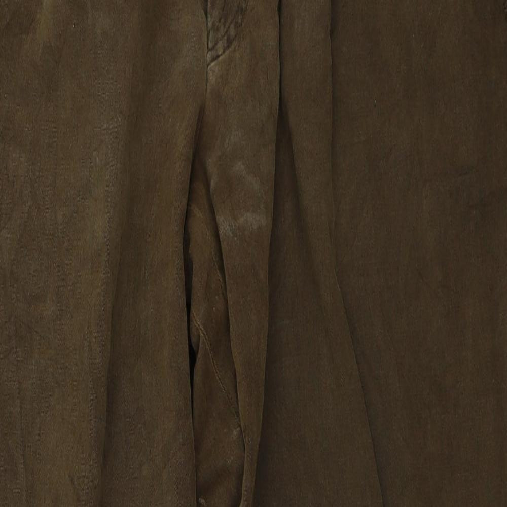 Womens UK Size 38 in Preworn Regular Fit  Brown Trousers