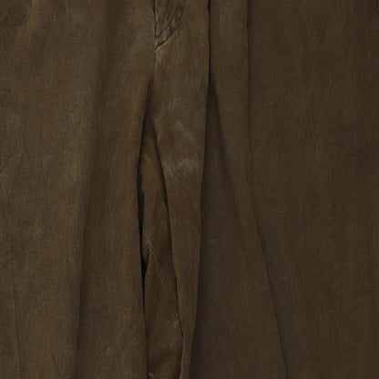 Womens UK Size 38 in Preworn Regular Fit  Brown Trousers
