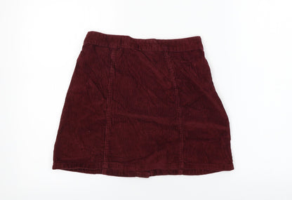 denim co Womens Purple   A-Line Skirt Size 8