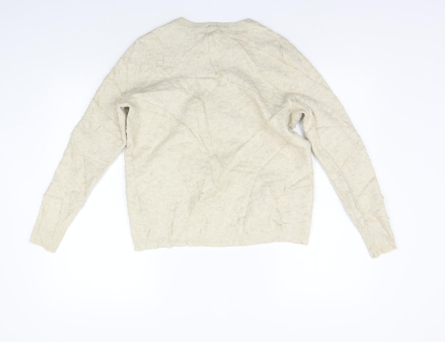 Womens UK Size M Oasis Beige Pullover Jumper
