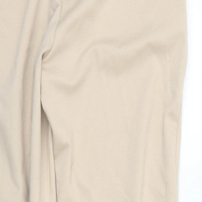 Womens UK Size 12 Marks and Spencer Regular Fit  Beige Trousers