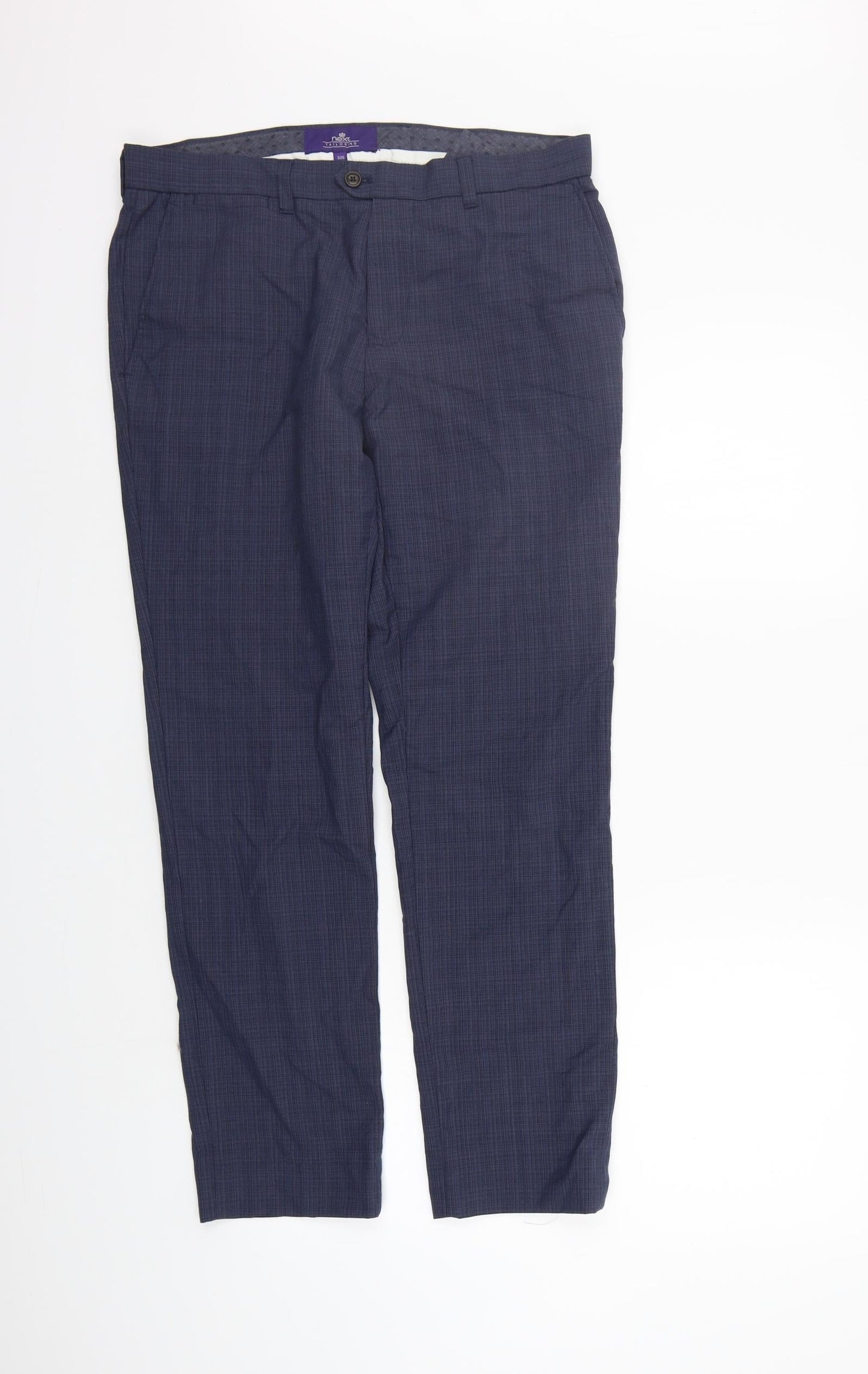 Womens UK Size 32 in NEXT Regular Fit  Blue Trousers