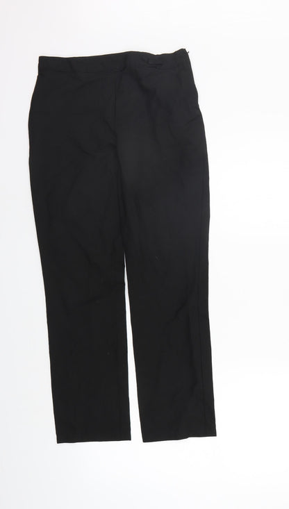 George Girls Black Ikat  Chino Trousers Size 12-13 Years