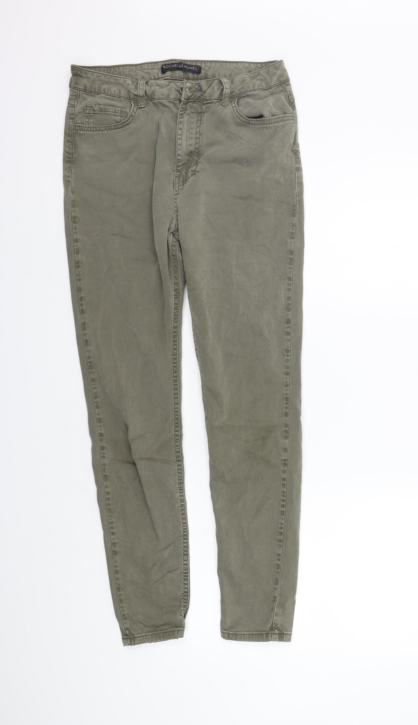 ROCHELLE HUMES Womens Brown   Trousers  Size 12 L27 in