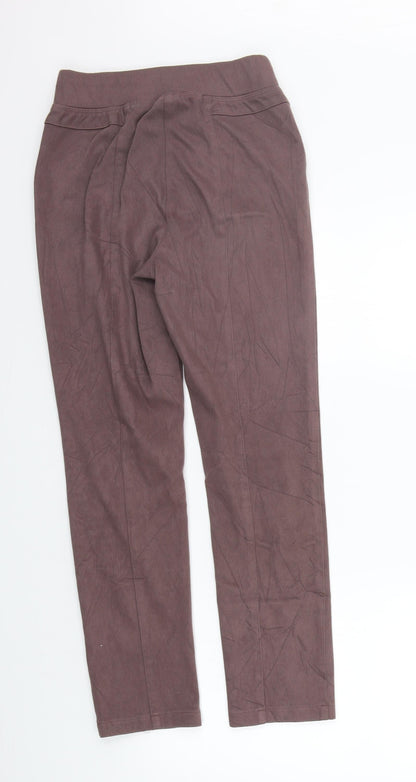 Womens UK Size 12 Preworn Regular Fit  Purple Trousers