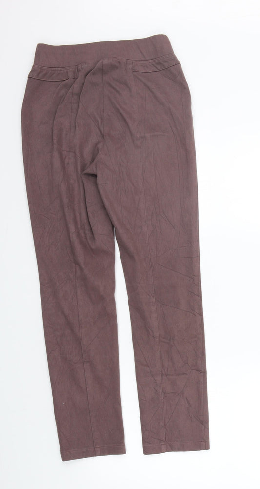 Womens UK Size 12 Preworn Regular Fit  Purple Trousers