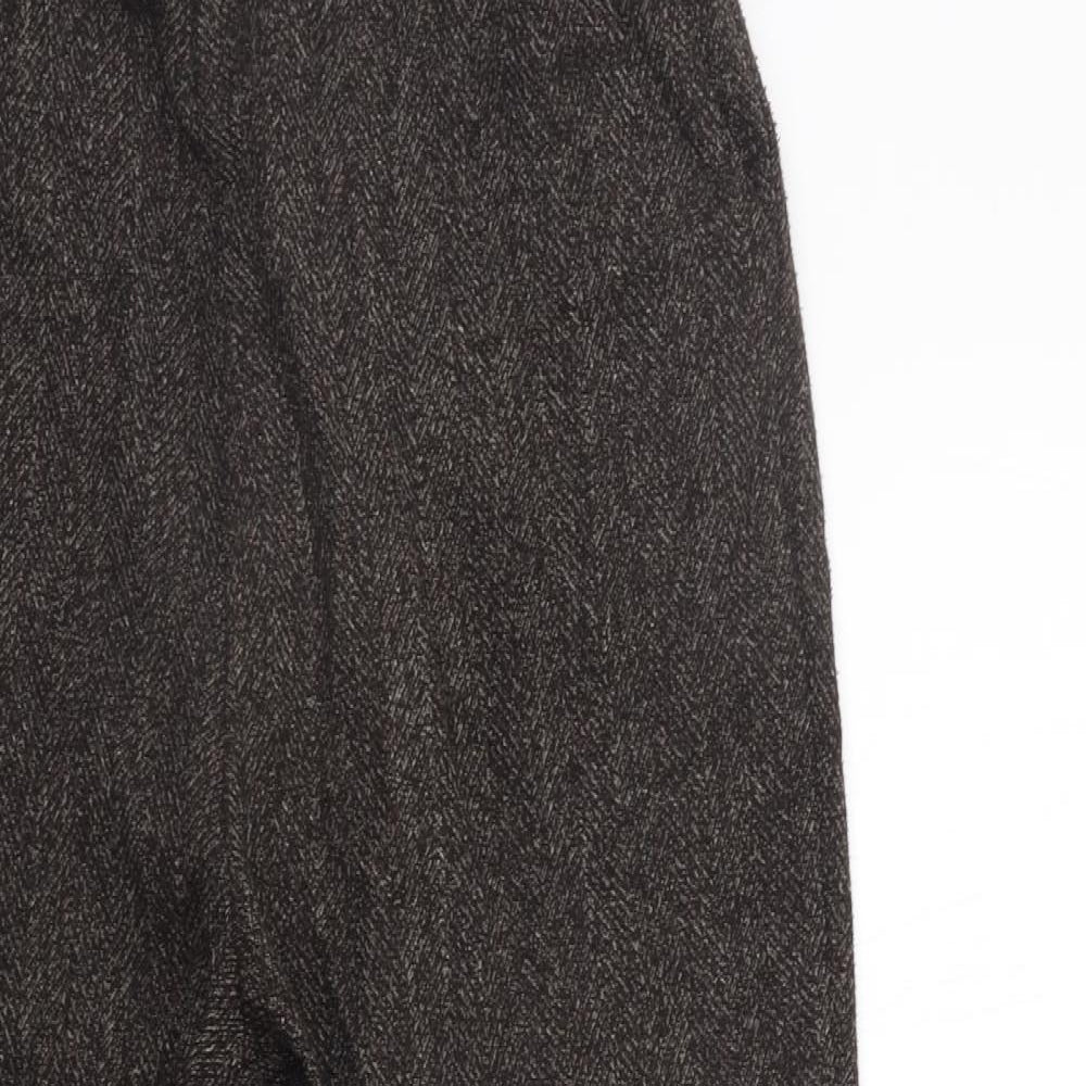 Womens UK Size 18 Preworn Regular Fit Sweatpants Brown Trousers
