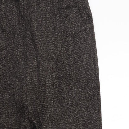 Womens UK Size 18 Preworn Regular Fit Sweatpants Brown Trousers