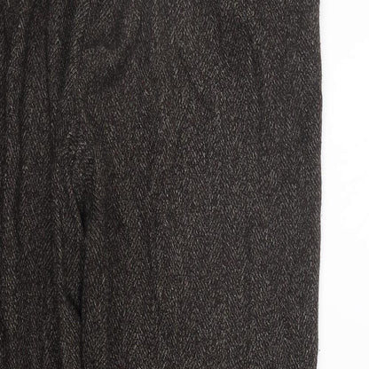 Womens UK Size 18 Preworn Regular Fit Sweatpants Brown Trousers