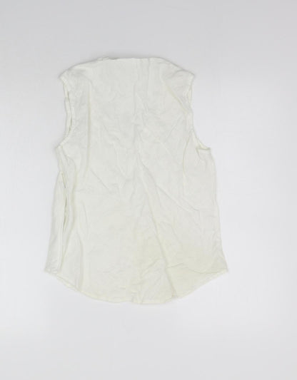 Womens UK Size 12 H&M White  Polo