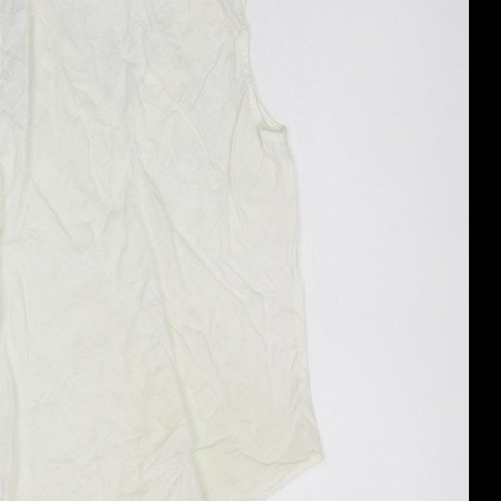 Womens UK Size 12 H&M White  Polo