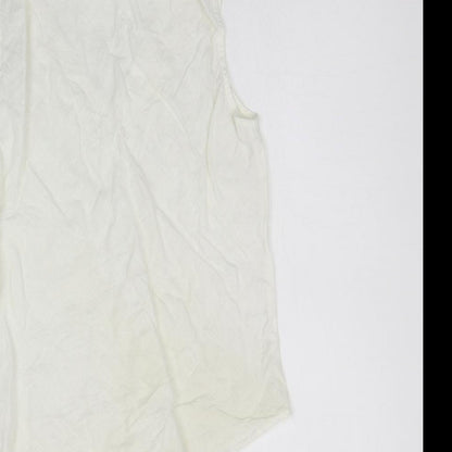 Womens UK Size 12 H&M White  Polo