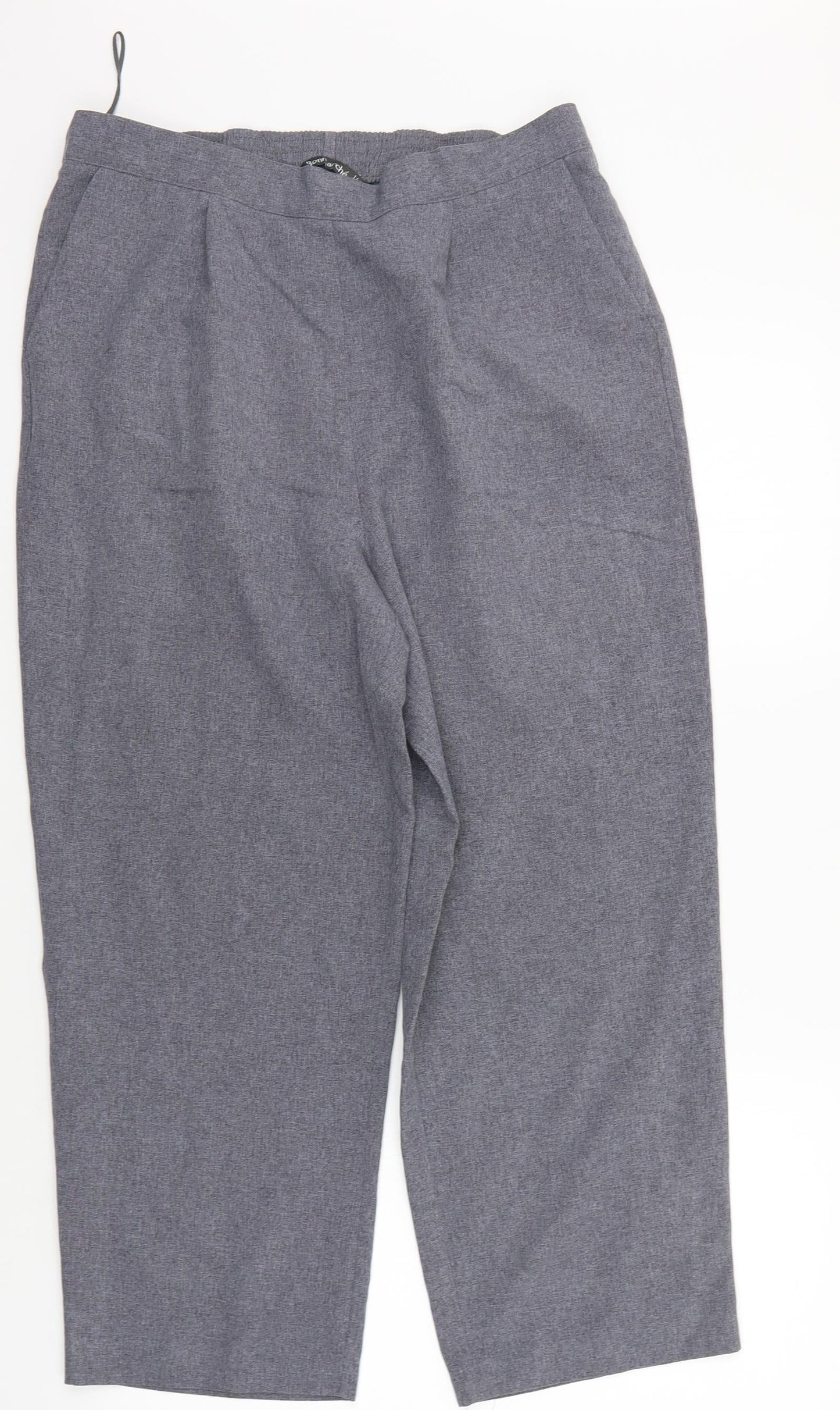 Bonmarché Womens Grey   Trousers  Size 14 L23 in