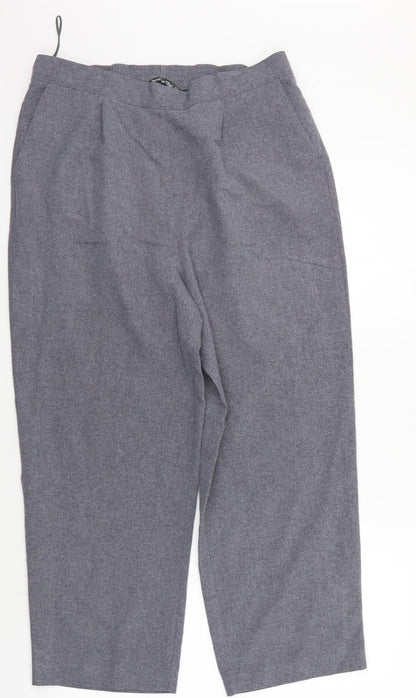 Bonmarché Womens Grey   Trousers  Size 14 L23 in