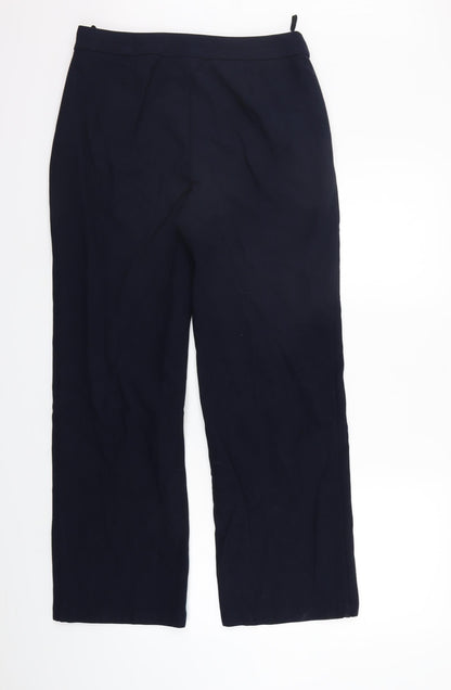 Womens UK Size 12 Marks and Spencer Regular Fit Snow Pants Blue Trousers