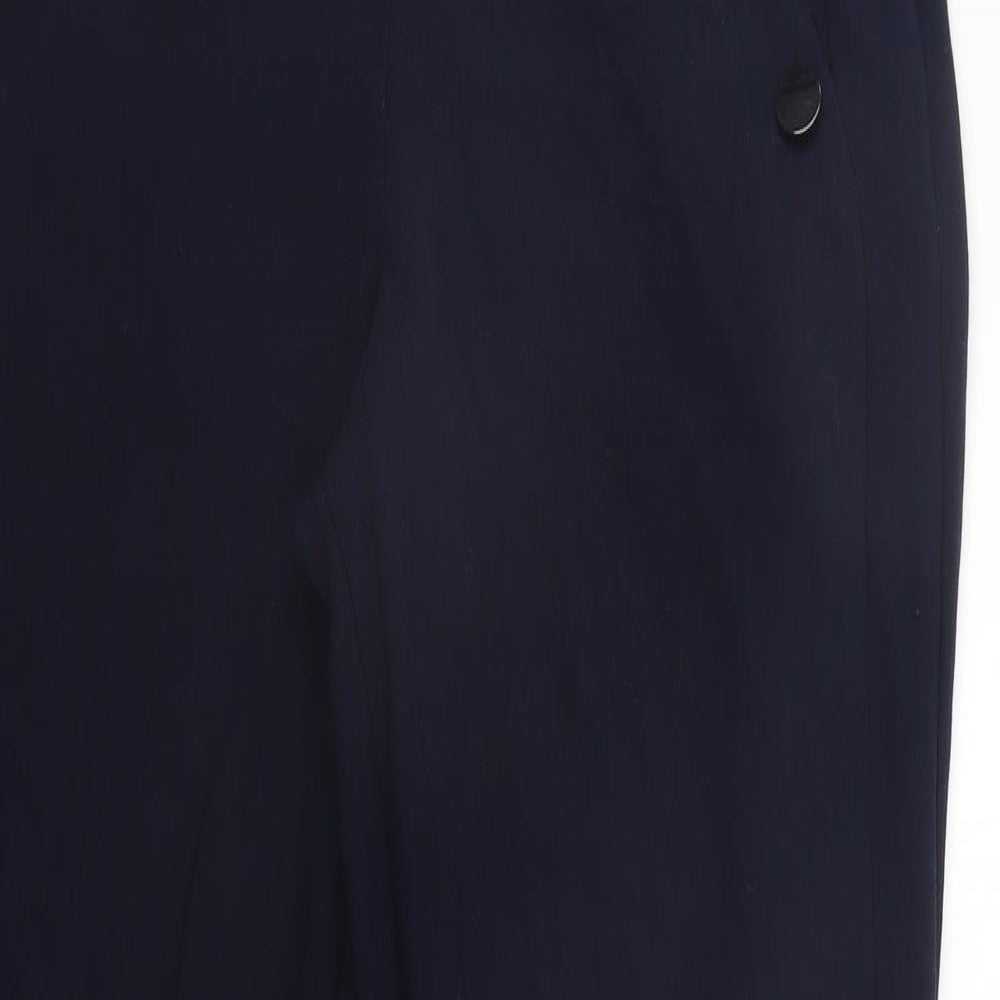 Womens UK Size 12 Marks and Spencer Regular Fit Snow Pants Blue Trousers