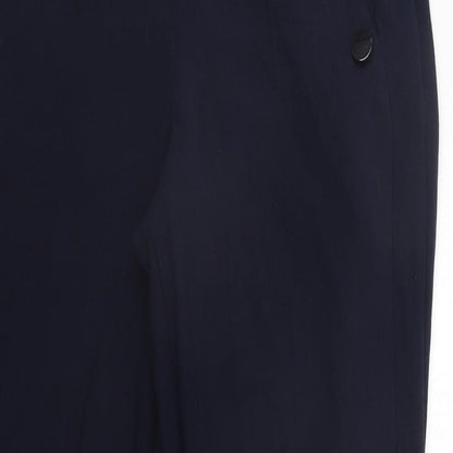 Womens UK Size 12 Marks and Spencer Regular Fit Snow Pants Blue Trousers