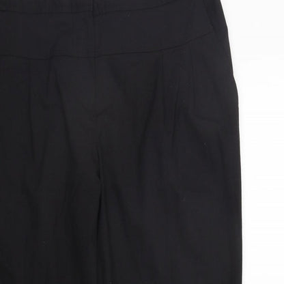 Womens UK Size 12 NEXT Regular Fit Snow Pants Black Trousers
