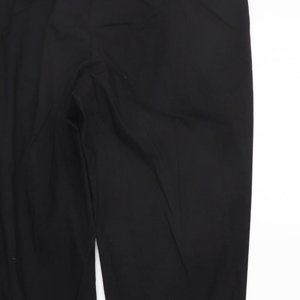 Womens UK Size 12 NEXT Regular Fit Snow Pants Black Trousers