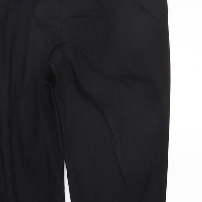 Womens UK Size 12 NEXT Regular Fit Snow Pants Black Trousers