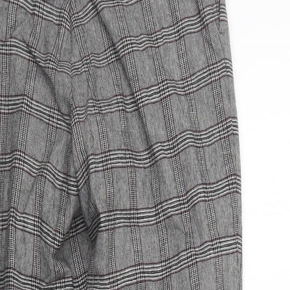 Baukjen Womens Grey Check  Trousers  Size 6 L26 in