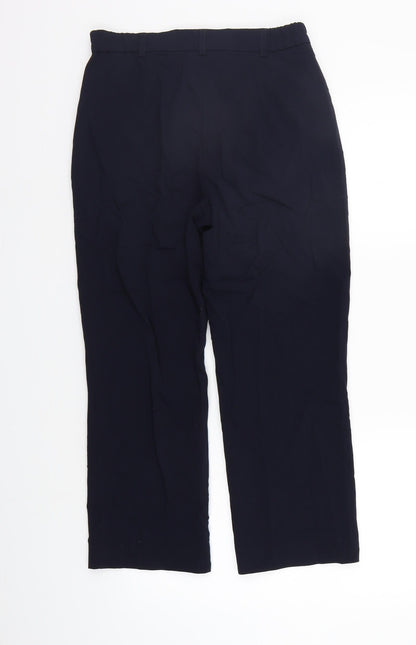 Womens UK Size 8 Marks and Spencer Regular Fit  Blue Trousers