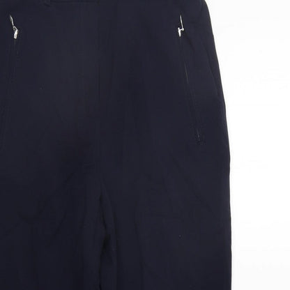 Womens UK Size 8 Marks and Spencer Regular Fit  Blue Trousers