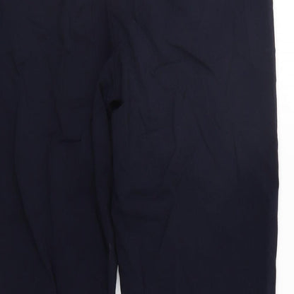 Womens UK Size 8 Marks and Spencer Regular Fit  Blue Trousers