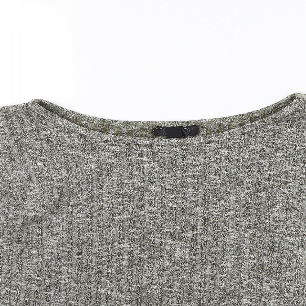 Womens UK Size 8 Topshop Grey Pullover Jumper