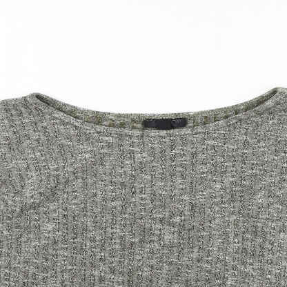 Womens UK Size 8 Topshop Grey Pullover Jumper