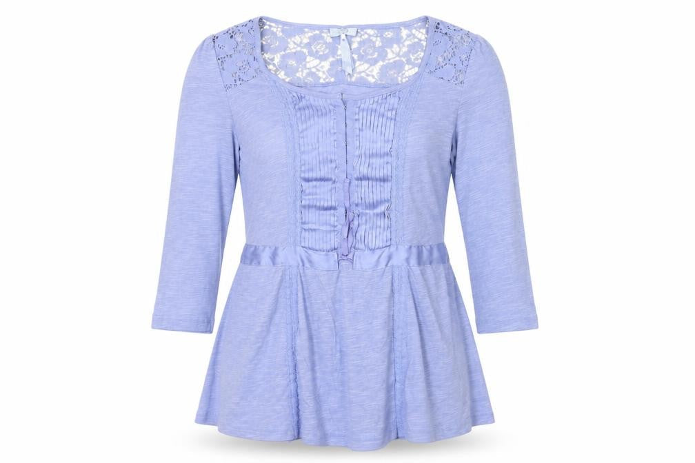 Womens UK Size 8 NEXT Blue Basic T-Shirt