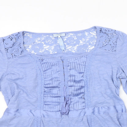 Womens UK Size 8 NEXT Blue Basic T-Shirt