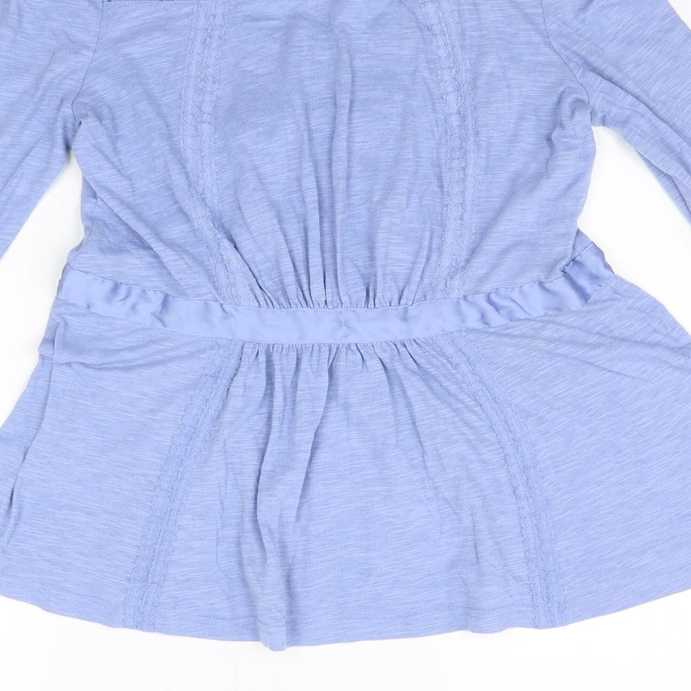 Womens UK Size 8 NEXT Blue Basic T-Shirt