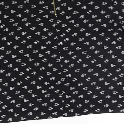 Womens UK Size 10 Atmosphere Black Basic Blouse