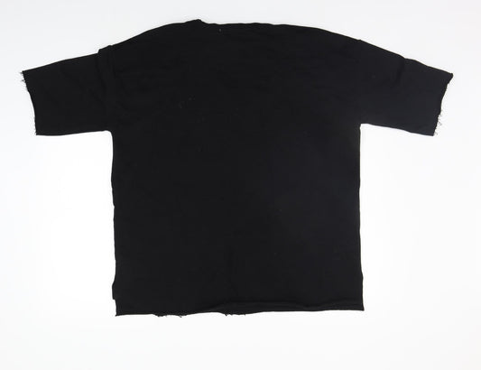 Womens UK Size S Zara Black Pullover Jumper