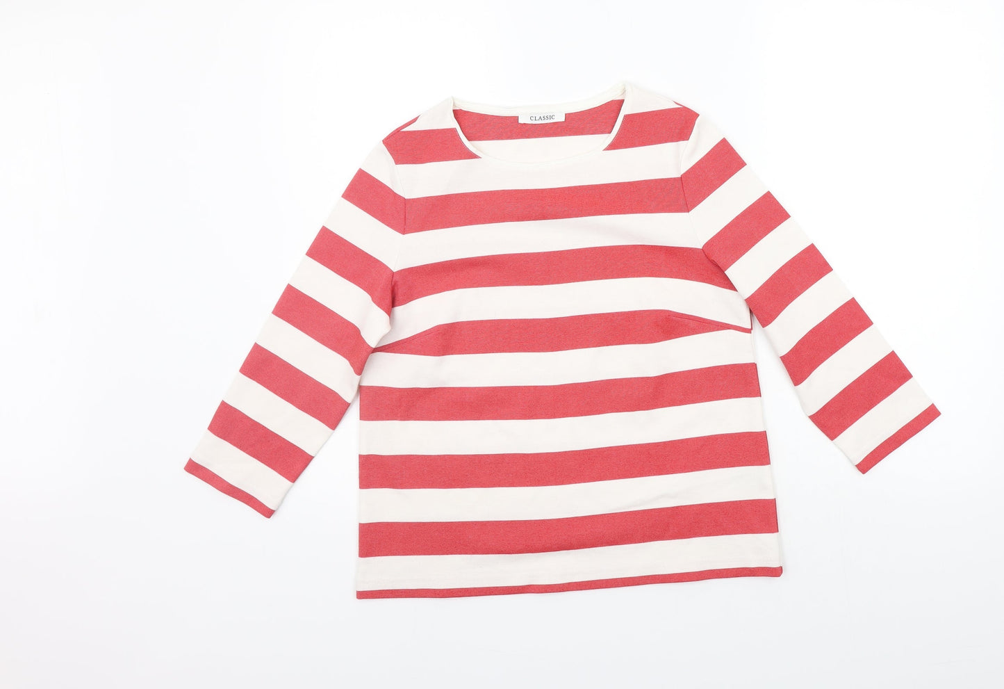 Womens UK Size 10 Marks and Spencer Red Pullover Jumper