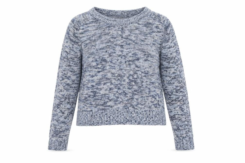 Womens UK Size S Divided Blue Pullover Jumper