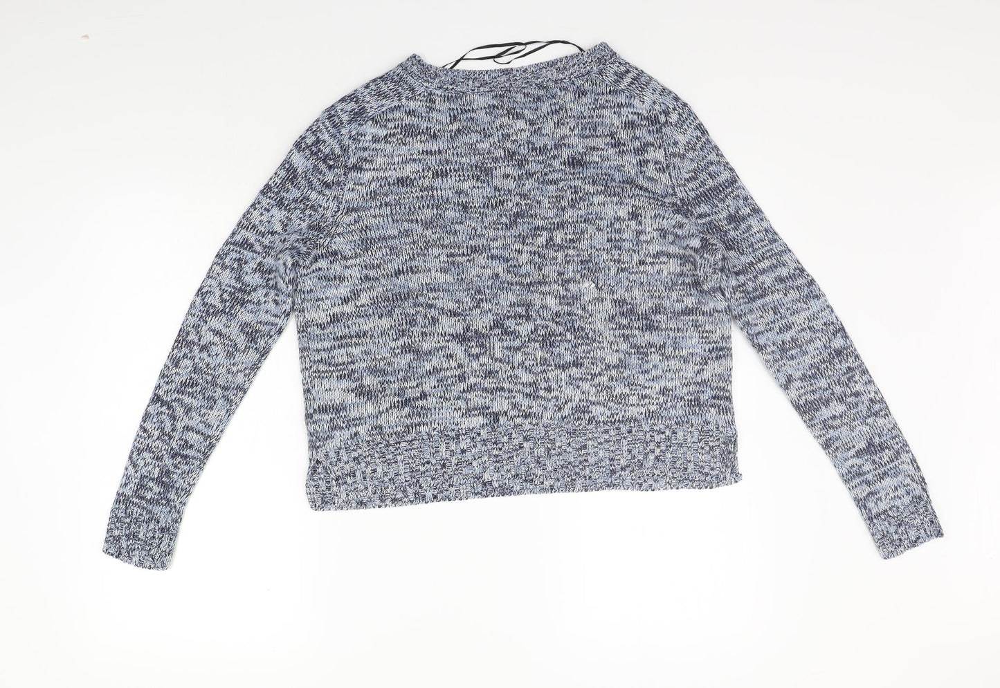 Womens UK Size S Divided Blue Pullover Jumper