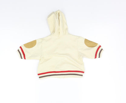 Pitter Patter Girls Beige   Full Zip Jumper Size 3-6 Months