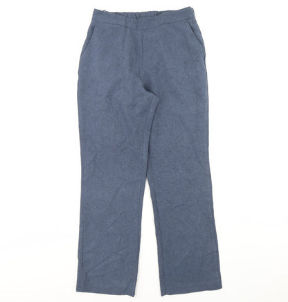 Womens UK Size 10 Preworn Regular Fit  Blue Trousers