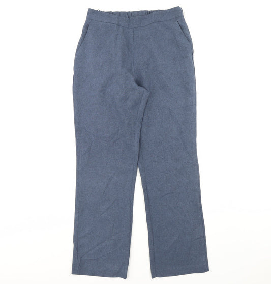 Womens UK Size 10 Preworn Regular Fit  Blue Trousers