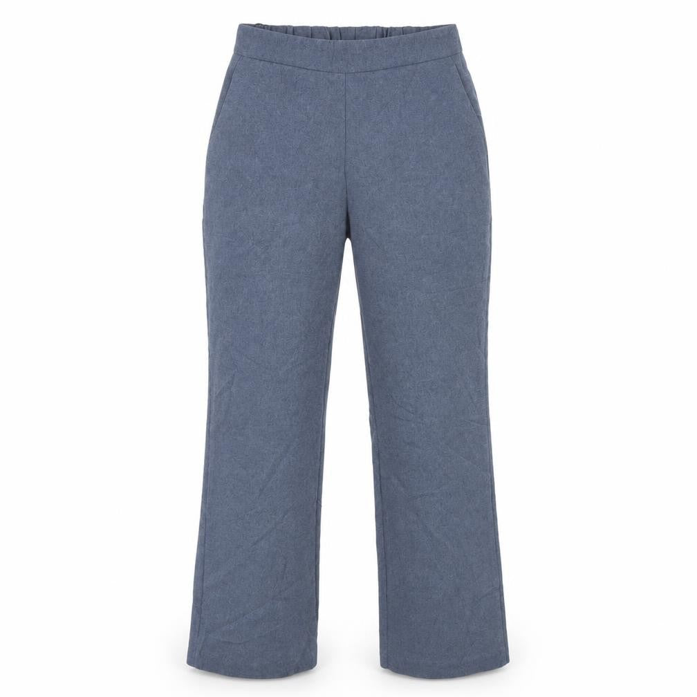 Womens UK Size 10 Preworn Regular Fit  Blue Trousers